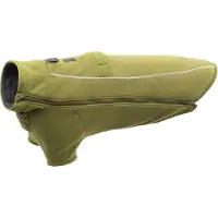 Ruffwear Climate Changer Fleece Jacket Cappottini per cani (M, verde)