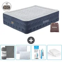 Bestway Materasso gonfiabile - 2 persone - 152 x 203 x 51 cm - Blu - Accessori inclusi