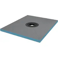 Doporro Piatto Doccia Pronto da Piastrellare in Estruso Rigida Polistirene Tagliabile per Bagno Dimensione 80x100x4 cm