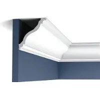 ORAC Decor C333 Luxxus profilo decorativo a soffitto a parete modanatura decorativa a stucco profilo decorativo a cornice modanatura decorativa ad angolo | 2 metri