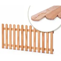 Gartenpirat Pacchetto legno per recinzione da giardino Recinzione a doghe incl. viti Larghezza 180 cm Larice naturale Tipo A Altezza 60 cm