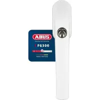 ABUS Maniglia per finestra con serratura FG300 AL0145, 37380 - Bianco