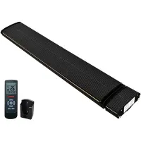 Quality Heating Riscaldatore da terrazza a infrarossi nero Riscaldamento regolabile con 1800 - 2400Watt - 2400 Watt