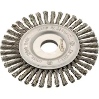 Slice Formato Spazzola tonda in acciaio annodata 178x6x mm