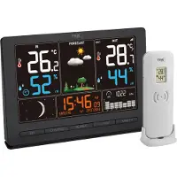 TFA-Dostmann TFA 35.1118.01 stazione meteo radio SEASON nera