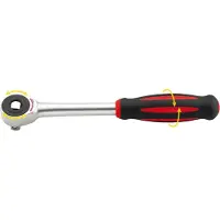 Format Chiave a cricchetto a innesto con impugnatura girevole da 1/2", 60 denti, 292 mm