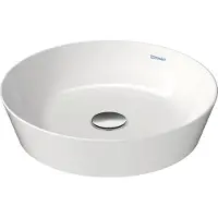 Duravit Cape Cod Évier à poser, 430 mm, sans table de robinetterie, sans trop-plein, 2328430000, 2328430000
