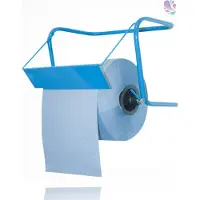 Blanc HYGIENIC Supporto per rotoli di pulizia FIX, per montaggio a parete, per rotoli di pulizia larghi fino a 40 cm