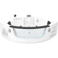 AcquaVapore Piscina idromassaggio Badewanne Wanne W05H-SC 140x140cm