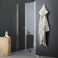 KIAMAMI VALENTINA Porta doccia antipanico con apertura a saloon da 70 cm