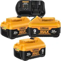 StarTech.com Per DeWalt 20V, batteria agli ioni di litio DCB200, 9000 mAh 21700, ricaricabile, compatibile con DCB182 DCB180 DCB181, Oro