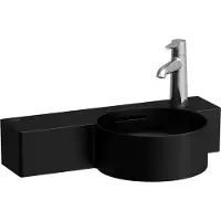 Laufen VAL Lave-mains, 1 trou de robinetterie à droite, avec trop-plein, 550x315mm, tablette à gauche, H8152847161061, H8152847161061