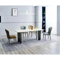 Xl Moebel Gmbh Esszimmergarnitur Stilvoller Esstisch Küchenstühle 4x Kunstleder Stühle