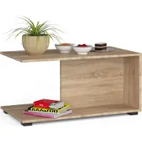 Akord Tavolino Da Salotto Margo Rovere Sonoma 90X50X45 Cm