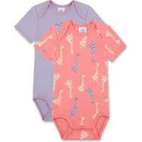Sanetta Tutina / body per bambino beige / lilla / corallo