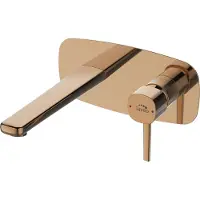 Laveo Miscelatore per lavabo Da incasso Con spina Klik Klak Pink Gold Pola