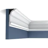 ORAC Decor C339 Profilo Luxxus Modanatura per stucchi Profilo per soffitti Modanatura decorativa Modanatura per angoli Modanatura per pareti Classica | 2 metri