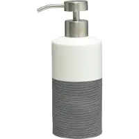 Sealskin Distributore di sapone Doppio grigio porcellana, 361840214