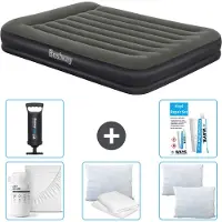 Bestway Materasso gonfiabile - 2 persone - 152 x 203 x 36 cm - Verde - accessori inclusi