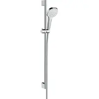 Hansgrohe Croma Select E set de douche 1 jet avec barre de douche 90 cm, blanc/chrome, 26594400, 26594400
