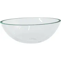 Syfax Lavandino in Vetro 50x37x14 cm Trasparente