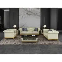 Xl Moebel Gmbh Chesterfield Sofagarnitur Couch Polster Möbel Set 3+2+1 Ledersofa 3tlg