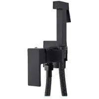 OEM Miscelatore per doccia Miscelatore per bidet, superficie nera opaca, miscelatore per acqua calda e fredda, nero opaco