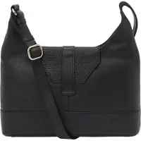 VOi Boston Olga Borsa a tracolla Vera Pelle 30.5 cm nero