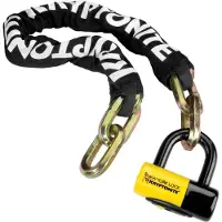 Kryptonite NY Fahgettaboudit Chain 1410 Lucchetto per bicicletta (100 cm, nero)