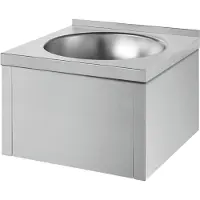 Delabie Lavabo SXS senza rubinetto Edst. 1.4301 satinato