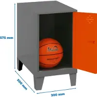 Simonlocker Montadas Armadietto Dism.mini+pies 575x300x500 Mm