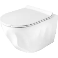 REA Wc Sospeso Gustavo Rimless White 49X35,5X34Cm