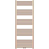 Belrad Radiatore per asciugamani con attacco centrale in rame spazzolato - 1600x600 mm, 557 Watt