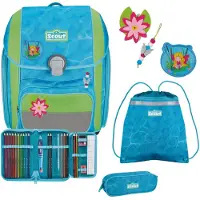 Scout Genius Set di borse per la scuola 4 pezzi blu