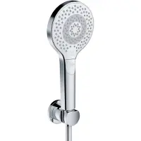 Kludi Ensemble douche-baignoire DIVE X, 3 types de jet, Eco, 6995005-00, 6995005-00