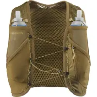 Salomon Active Skin 4 Set Gilet da corsa (M, beige)