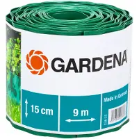 Gardena 00538-20 Raseneinfassung grün Rolle 15 cm hoch 9 m lang