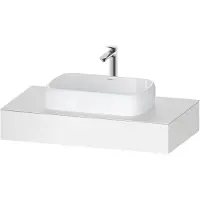 Duravit Collection One Console, 1000x550x170mm, avec découpe au centre, QA4801018180000, QA4801018180000