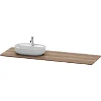 Duravit Console en bois massif Luv LU9463L, largeur 1783mm, adaptée au meuble sous-lavabo LU9563, LU9568, LU9463L7777, LU9463L7777
