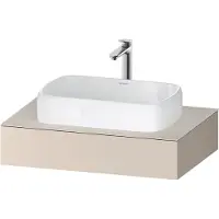 Duravit Collection One Console, 800x550x170mm, avec découpe au centre, QA4800083830000, QA4800083830000