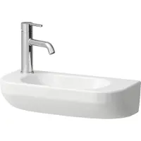 Laufen LUA lave-mains, 1 trou de robinetterie à gauche, vasque à droite, sans trop-plein, 500x230mm, 2, H8150824001131, H8150824001131