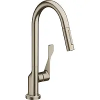 Axor hansgrohe Citterio DN15 Mitigeur monocommande de cuisine DN15 250 avec douchette coulissante, 39835820, 39835820