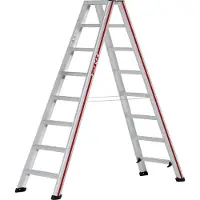 Hymer Scaletta , accesso bilaterale, 2x8 gradini, altezza di abbassamento 1,80 m, altezza di sbraccio 3,37 m, peso 10,8 kg