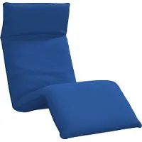 Syfax Lettino Pieghevole Blu Reale 175x54x8,5 cm in Tessuto Oxford