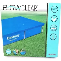 Bestway 58103 Copertura per piscina in acciaio Pro rettangolare 221 x 150 cmı Protezione stagionale della piscina