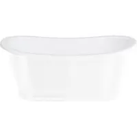 Casa Padrino Vasca da bagno in stile liberty 167,5 x 76,1 x H. 71,1 cm - Vari colori - Vasca da bagno indipendente retrò - Arredo bagno