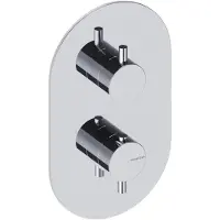 Sanycces SANYCCESLOOP Miscelatore monocomando da incasso per doccia con termostato, cromato