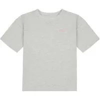 New Balance Grade Girls Small Logo Jersey T-shirt Ash Taglia: 7-8 | Camicie Outlet | Unisex