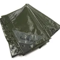 Westfalia Tarpaulin, plain green, strong 90 g/m², 4 x 6 m