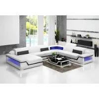 Xl Moebel Gmbh Ledersofa Ecksofa U-Form Modernes Sofa Wohnlandschaft Ledercouch Ecksofa Polster